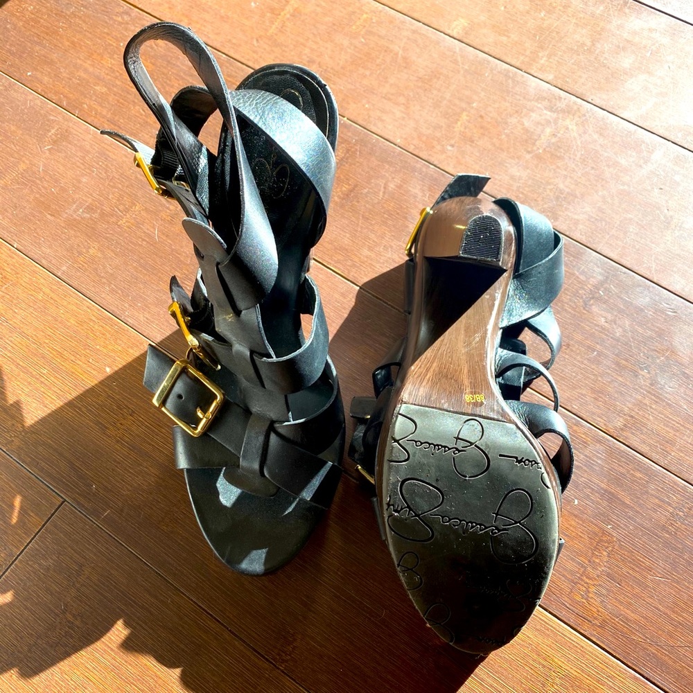 Gladiator high heel sandals